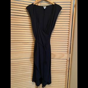 Never worn! NWOT. Black wrap dress.
